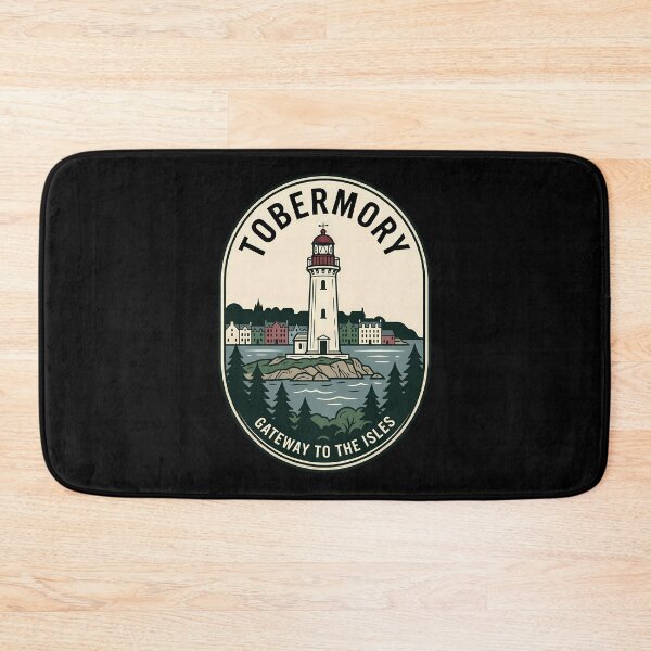 Item preview, Tobermory Scotland Lighthouse Vintage Travel Emblem designed and sold by k3rstman1.