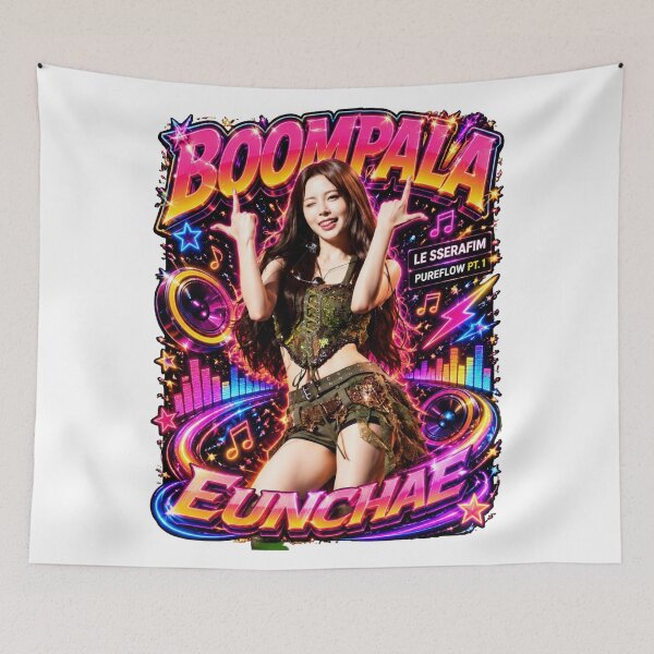 Item preview,  LE SSERAFIM Eunchae Pure Flow Tour live performance smile visual designed and sold by Valereekmerch.