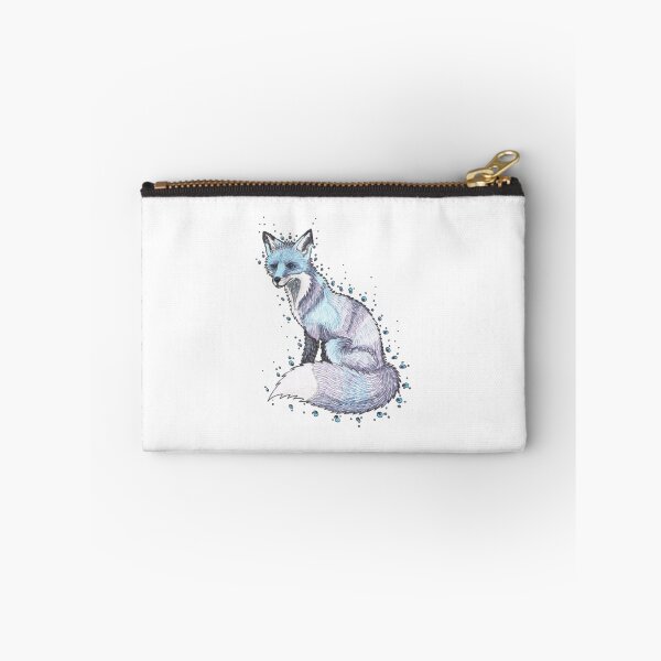 Item preview, Moon Fox Cute Celestial Silver Fox Starry Splash Art designed and sold by Meginks.
