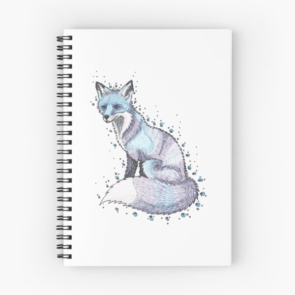 Item preview, Moon Fox Cute Celestial Silver Fox Starry Splash Art designed and sold by Meginks.