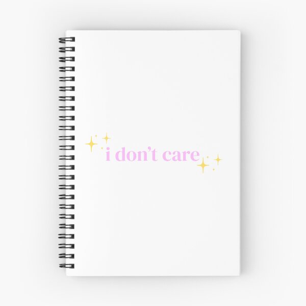 Item preview, I Don't Care (Sparkle) designed and sold by PrettiPrintts.