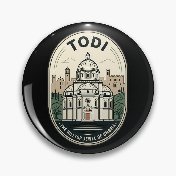 Item preview, Todi Italy Vintage Travel Emblem Umbria Architecture designed and sold by k3rstman1.