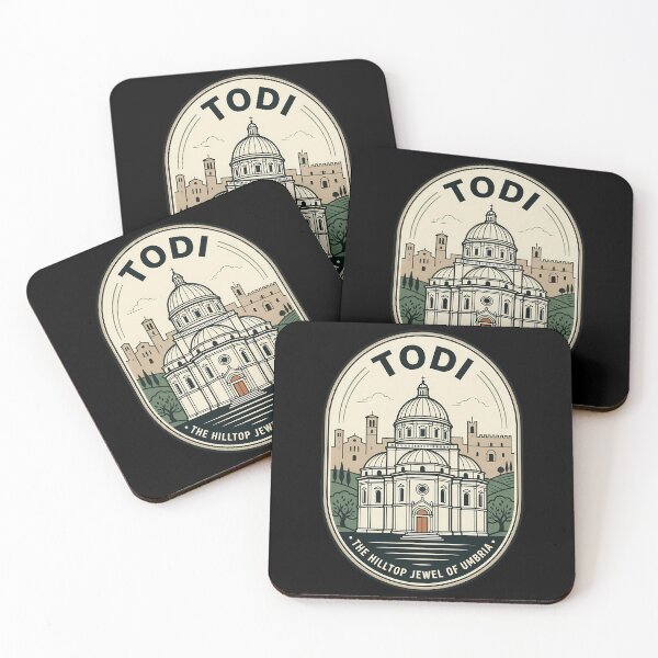 Item preview, Todi Italy Vintage Travel Emblem Umbria Architecture designed and sold by k3rstman1.