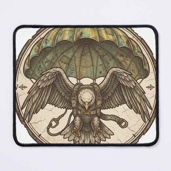 Item preview, Vintage Eagle Skydiver Badge designed and sold by pictranoosa.
