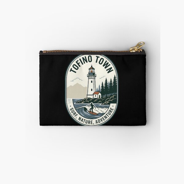 Item preview, Tofino Town Vintage Travel Emblem Surfing Lighthouse designed and sold by k3rstman1.