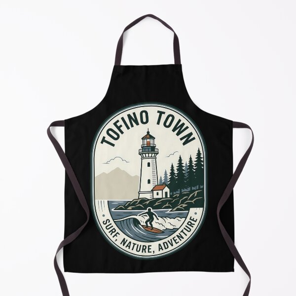 Item preview, Tofino Town Vintage Travel Emblem Surfing Lighthouse designed and sold by k3rstman1.