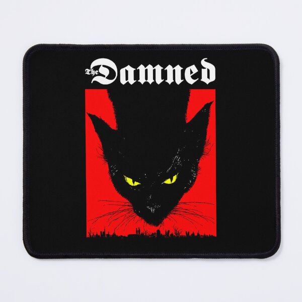 Item preview, Black Cat Head with Glowing Yellow Eyes in Red Rectangle designed and sold by hama1A.