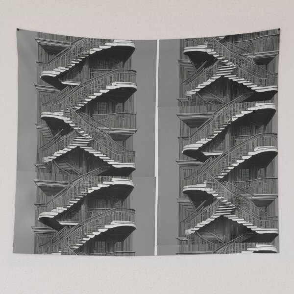Item preview, Surreal Brutalist Staircase designed and sold by DW-AiRT.