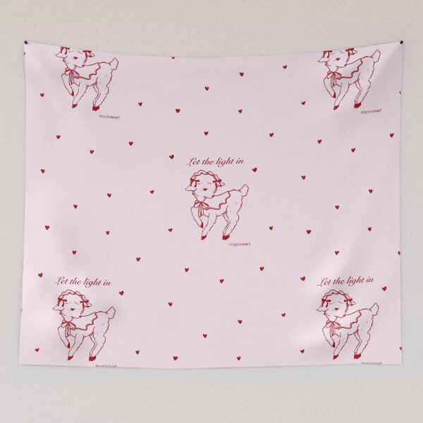 Item preview, coquette lamb lana song quote let the light in designed and sold by Mypixieart.