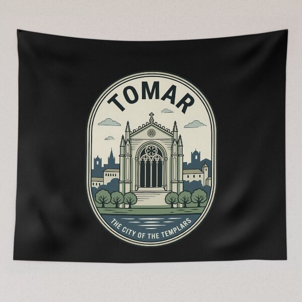 Item preview, Tomar Portugal Vintage Travel Emblem City of Templars designed and sold by k3rstman1.