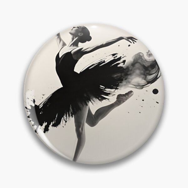 Item preview, Dynamic Black Ink Ballerina designed and sold by DW-AiRT.
