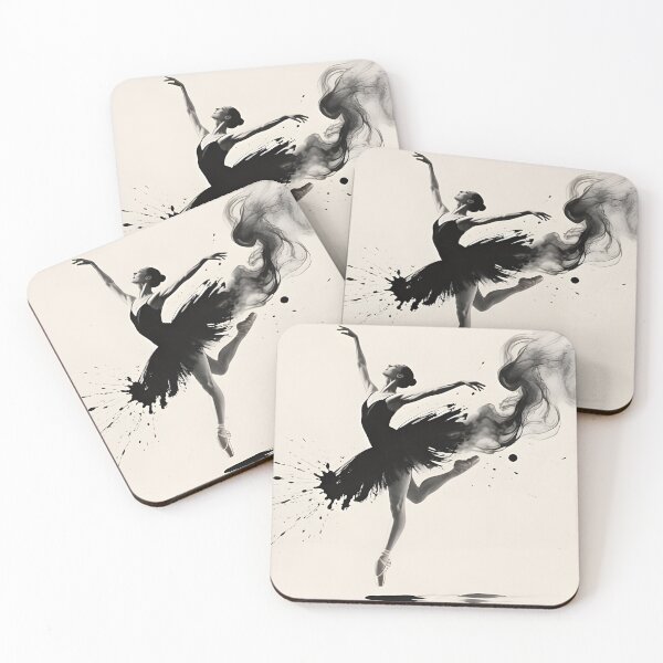 Item preview, Dynamic Black Ink Ballerina designed and sold by DW-AiRT.