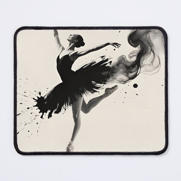 Item preview, Dynamic Black Ink Ballerina designed and sold by DW-AiRT.