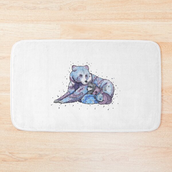 Item preview, Great Ursa Mother Cute Celestial Grizzly Bear Starry Art designed and sold by Meginks.