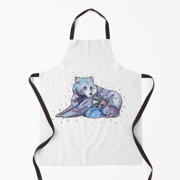 Item preview, Great Ursa Mother Cute Celestial Grizzly Bear Starry Art designed and sold by Meginks.