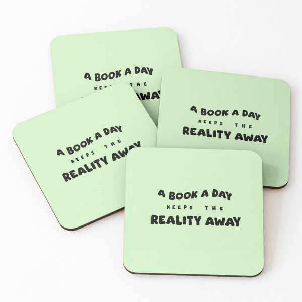Item preview, A book a day keeps the reality away designed and sold by InkspireByKomal.