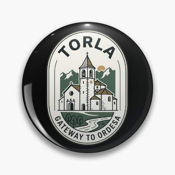 Item preview, Vintage Travel Emblem Torla Spain Gateway to Ordesa designed and sold by k3rstman1.