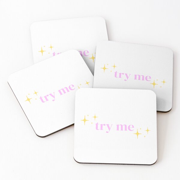 Item preview, Try Me (Sparkle) designed and sold by PrettiPrintts.