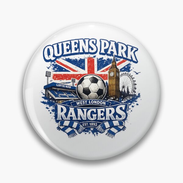 Item preview, Queens Park Rangers Vintage Football Fan Art | West London Loftus Road Supporter Design designed and sold by GarnerSupplyCo.