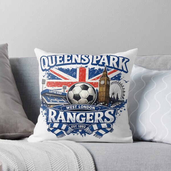 Item preview, Queens Park Rangers Vintage Football Fan Art | West London Loftus Road Supporter Design designed and sold by GarnerSupplyCo.
