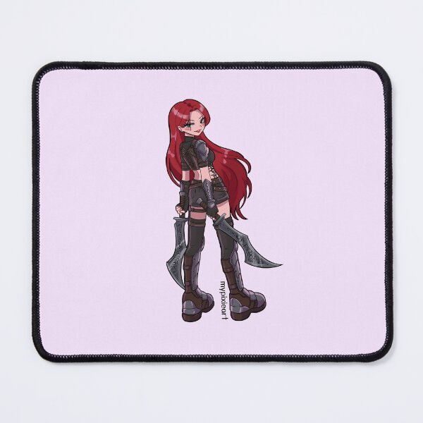 Item preview, Katarina League Redhead Manga Girl Fighter designed and sold by Mypixieart.