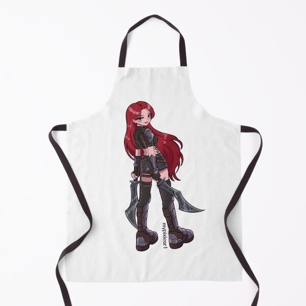 Item preview, Katarina League Redhead Manga Girl Fighter designed and sold by Mypixieart.