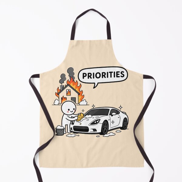 Item preview, Funny Car Priorities Sticker designed and sold by MonkiFlipp.