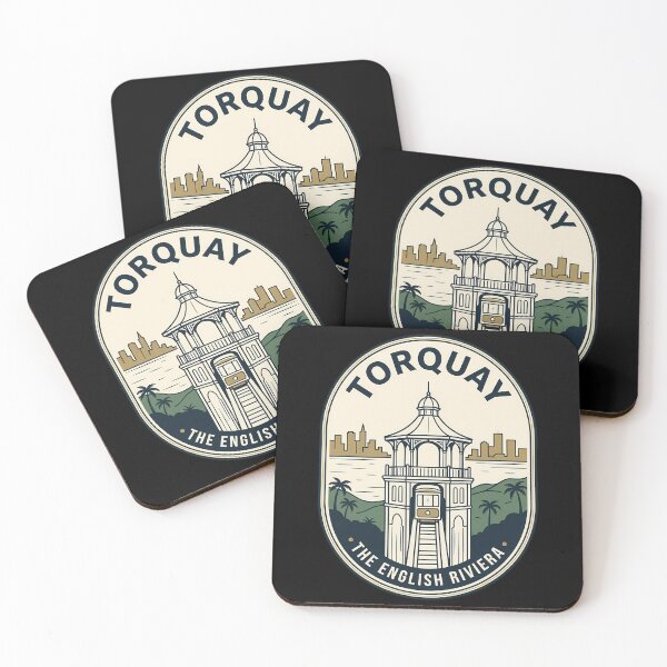 Item preview, Torquay English Riviera Vintage Travel Emblem designed and sold by k3rstman1.
