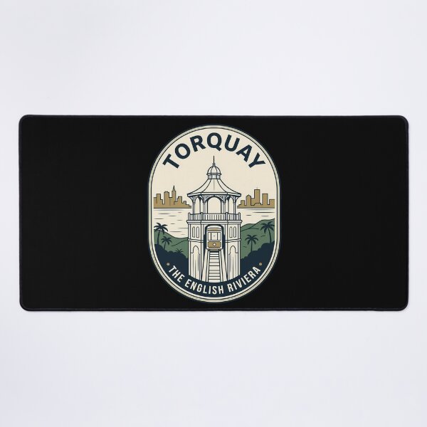 Item preview, Torquay English Riviera Vintage Travel Emblem designed and sold by k3rstman1.