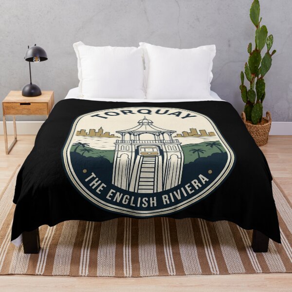Item preview, Torquay English Riviera Vintage Travel Emblem designed and sold by k3rstman1.