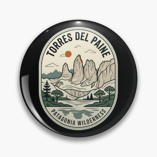 Item preview, Torres Del Paine Patagonia Vintage Travel Emblem designed and sold by k3rstman1.