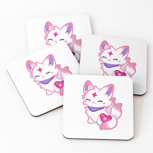 Item preview, starguardian ahri fox league cute pink magical fox designed and sold by Mypixieart.