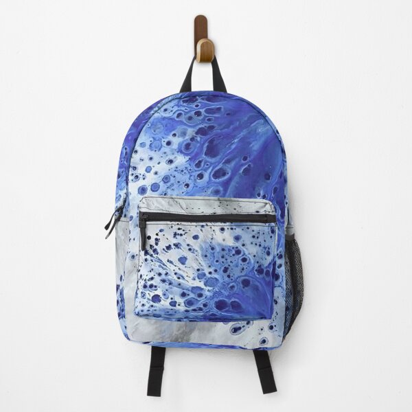 Item preview, Frozen Bloom - Blue Floral Acrylic Art designed and sold by FlowingFreedom.