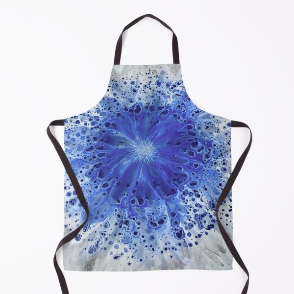 Item preview, Frozen Bloom - Blue Floral Acrylic Art designed and sold by FlowingFreedom.