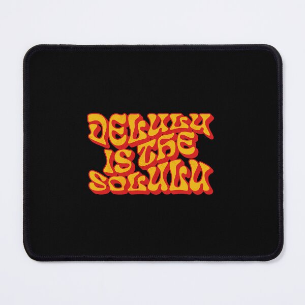 Item preview, Delulu Is The Solulu Groovy Retro Quote designed and sold by artCreativeColony.