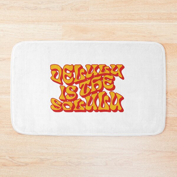 Item preview, Delulu Is The Solulu Groovy Retro Quote designed and sold by artCreativeColony.