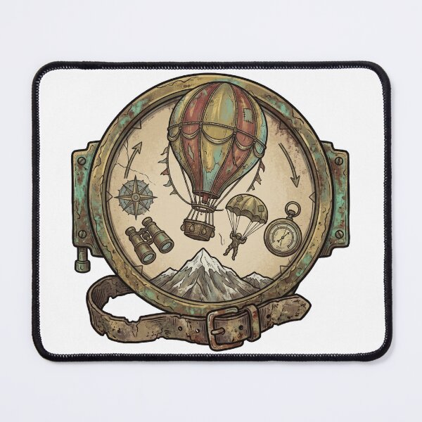 Item preview, Vintage Hot Air Balloon Sky Jump designed and sold by pictranoosa.
