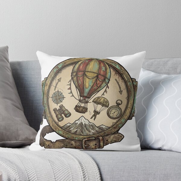 Item preview, Vintage Hot Air Balloon Sky Jump designed and sold by pictranoosa.