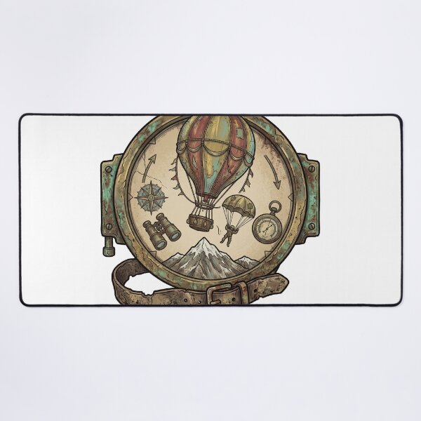 Item preview, Vintage Hot Air Balloon Sky Jump designed and sold by pictranoosa.