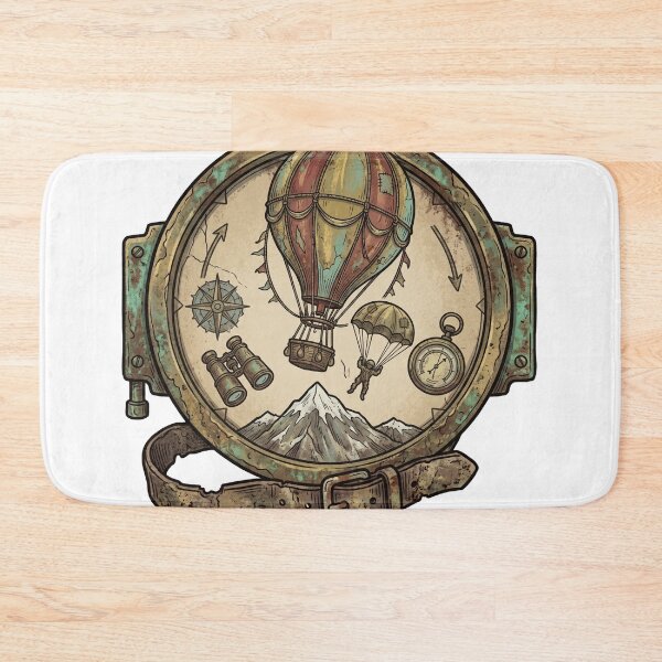 Item preview, Vintage Hot Air Balloon Sky Jump designed and sold by pictranoosa.