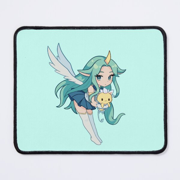 Item preview, soraka league cute magical green hair starguardian designed and sold by Mypixieart.