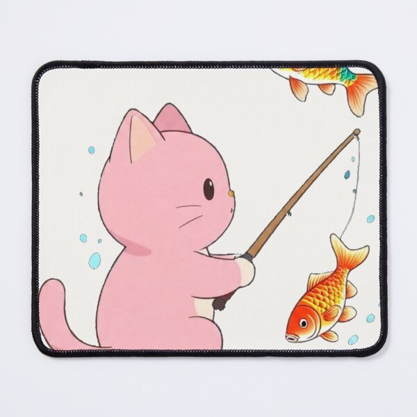 Item preview, Funny Fishing Cat Pun designed and sold by BLUESKY11a.