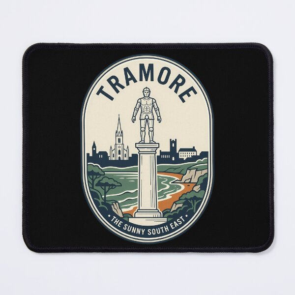 Item preview, Tramore Metal Man Vintage Travel Emblem designed and sold by k3rstman1.
