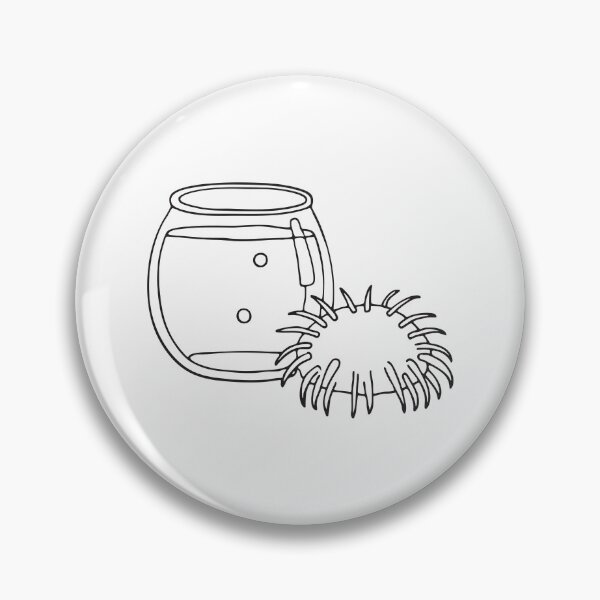 Item preview, A toy resembling a sea urchin beside a fish tank designed and sold by rasagamastore.
