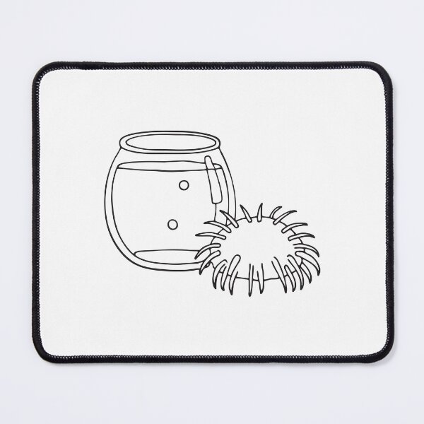 Item preview, A toy resembling a sea urchin beside a fish tank designed and sold by rasagamastore.