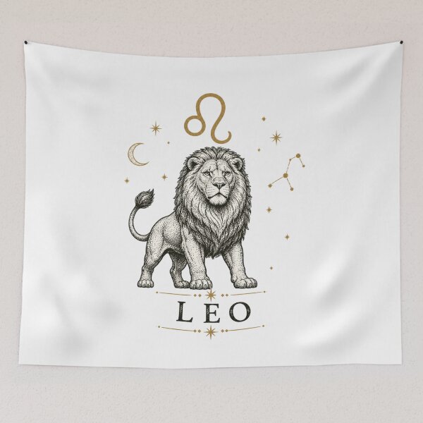 Item preview, Vintage Leo Zodiac Celestial Mystical Lion designed and sold by TSshirtShoppe.