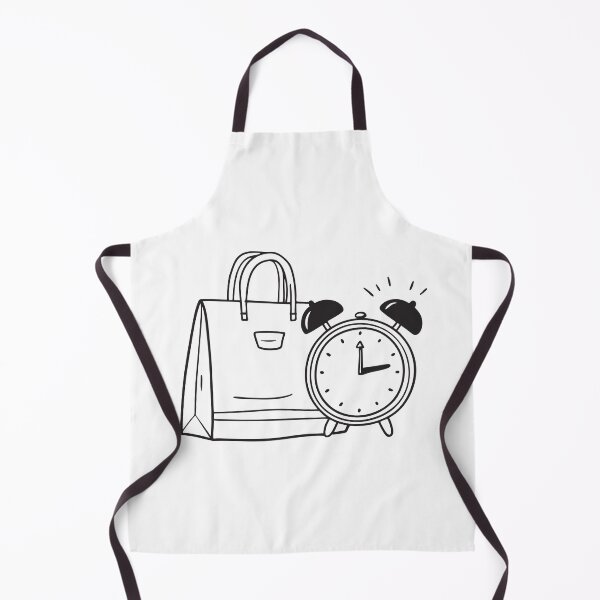 Item preview, A ringing clock placed next to a bag designed and sold by rasagamastore.