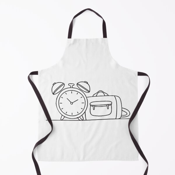 Item preview, An alarm clock sounding near a partially packed bag designed and sold by rasagamastore.