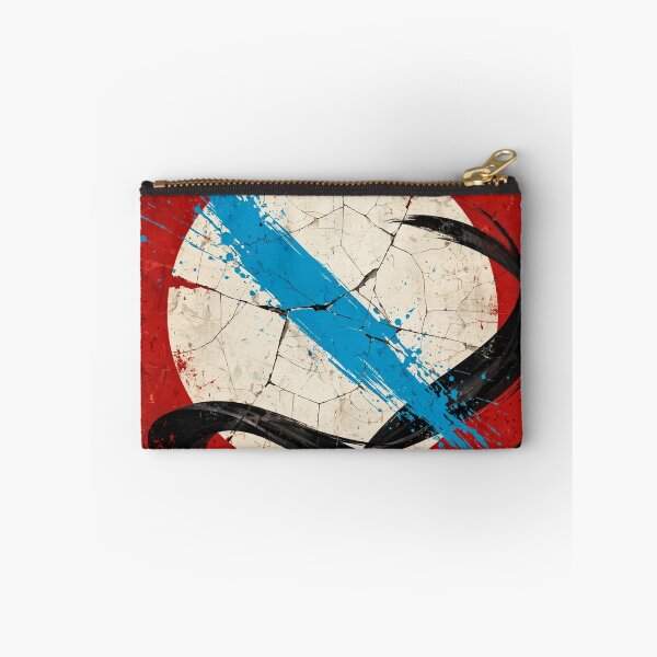 Item preview, Original abstract painting in red, black and blue designed and sold by KALEIDOSCOPE UK.
