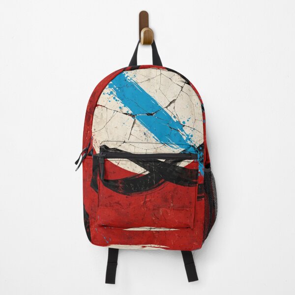 Item preview, Original abstract painting in red, black and blue designed and sold by KALEIDOSCOPE UK.